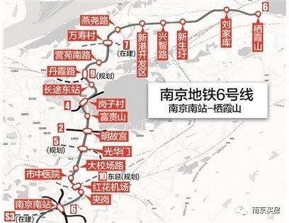 南京地铁6号线最新线路图(南京地铁6号线全新路线图揭晓)